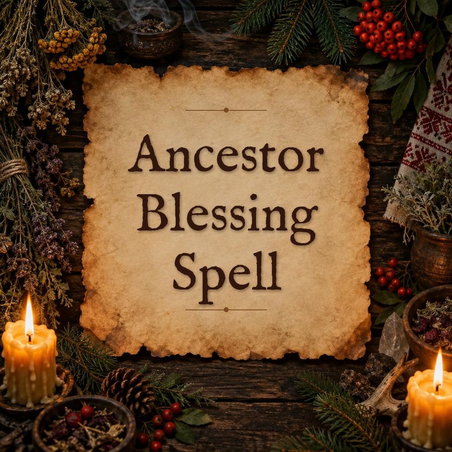 Ancestor Blessing Spell, Ancestral Guidance Ritual | Family Wisdom Casting, Heritage Connection Working, Spiritual Support Spell