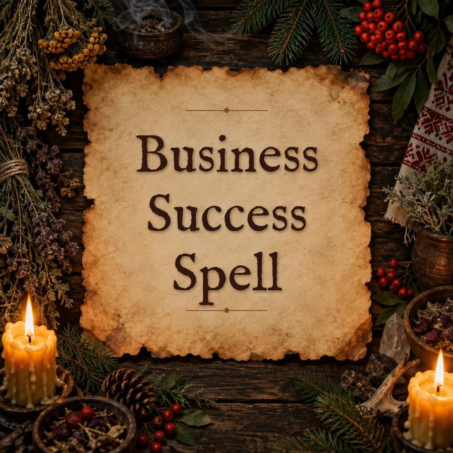 Business Success Spell, Prosperity Growth Ritual | Career & Business Advancement Casting, Financial Opportunity Working, Success Spell