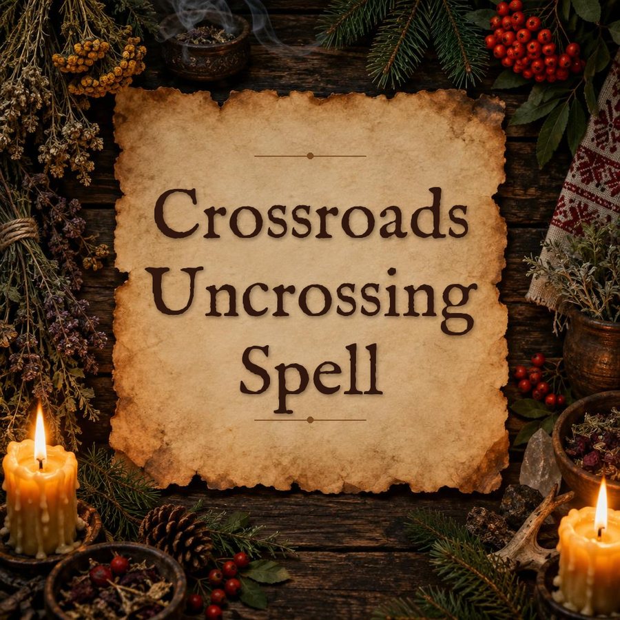 Crossroads Uncrossing Spell | Break Bad Luck Ritual