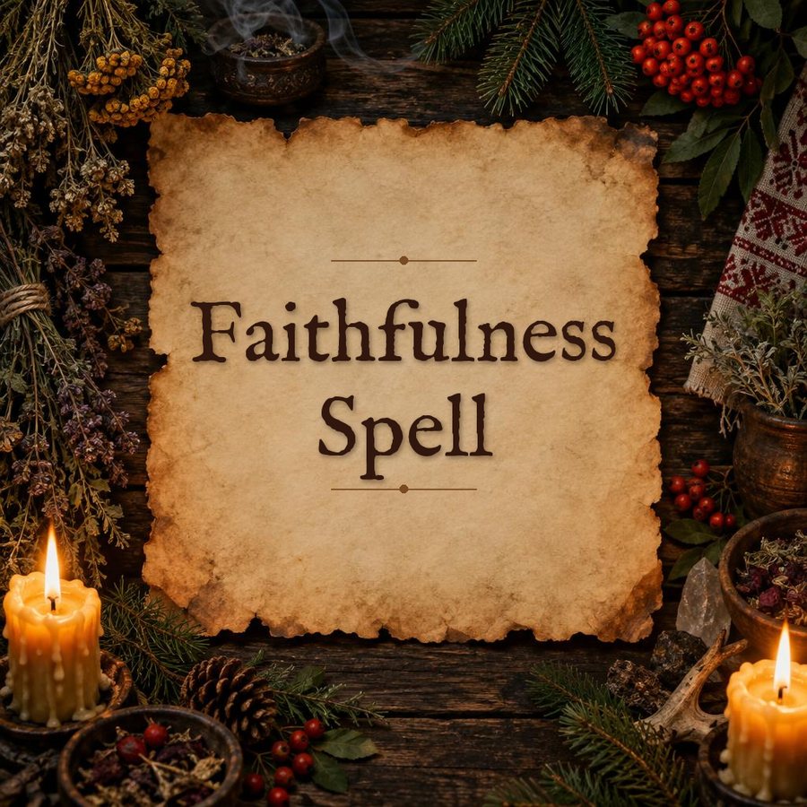 Faithfulness Spell, Stay Loyal To Me Ritual | Relationship Fidelity Spell, Trust & Devotion Casting, Faithful Love Working,  Ritual
