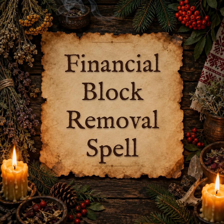 Financial Block Removal Spell, Prosperity Uncrossing Ritual | Money Flow Clearing Casting, Abundance Road Opener Working, Wealth Blockage