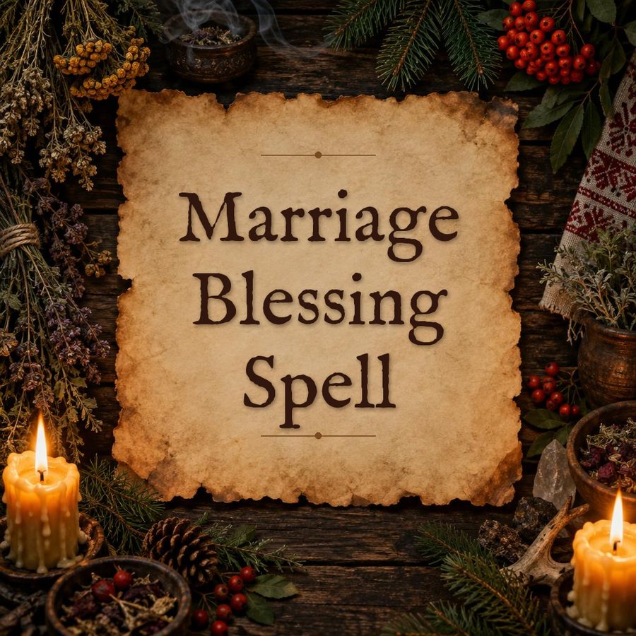 Marriage Blessing Spell, Marriage Ritual | Wedding Blessing Casting, Sacred Union Spell, Long Lasting Love Working, Future Together Blessing