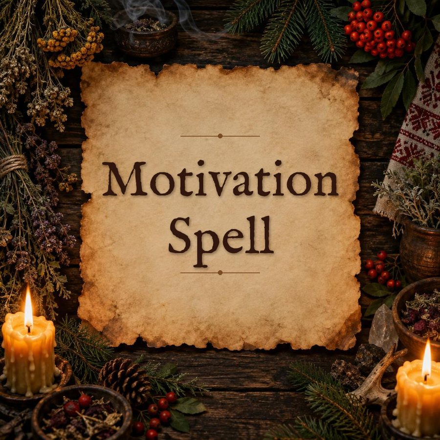 Motivation Spell, Drive  Determination Ritual | Productivity Enhancement Casting, Goal Achievement Working, Focus & Success Spell