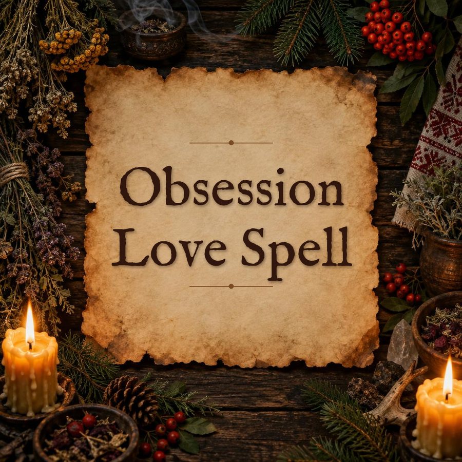 Obsession Love Spell, Love & Devotion Ritual | Attraction Spell, Think About Me Spell, Passion Casting, Romantic Connection Working