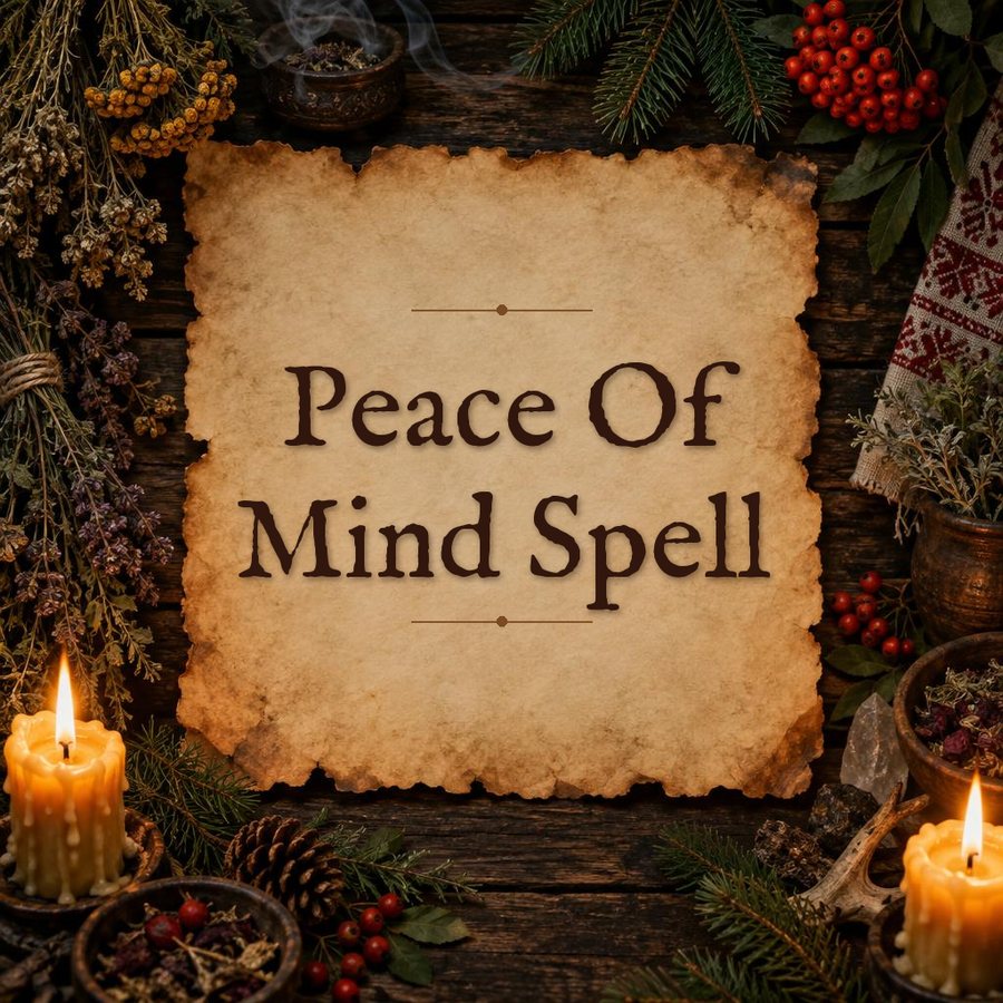 Peace Of Mind Spell | Calm Anxiety Ritual