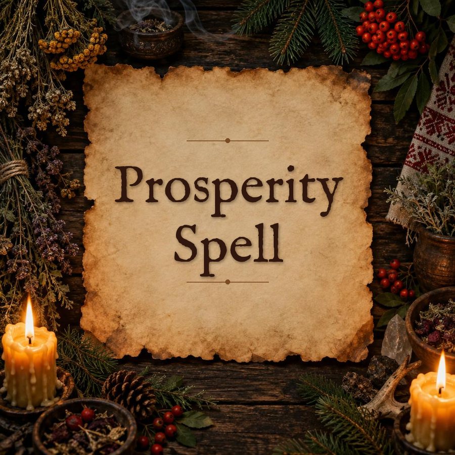 Prosperity Spell, Financial Abundance Ritual | Wealth Attraction Casting, Success & Opportunity Working, Prosperity Energy Spell, Money