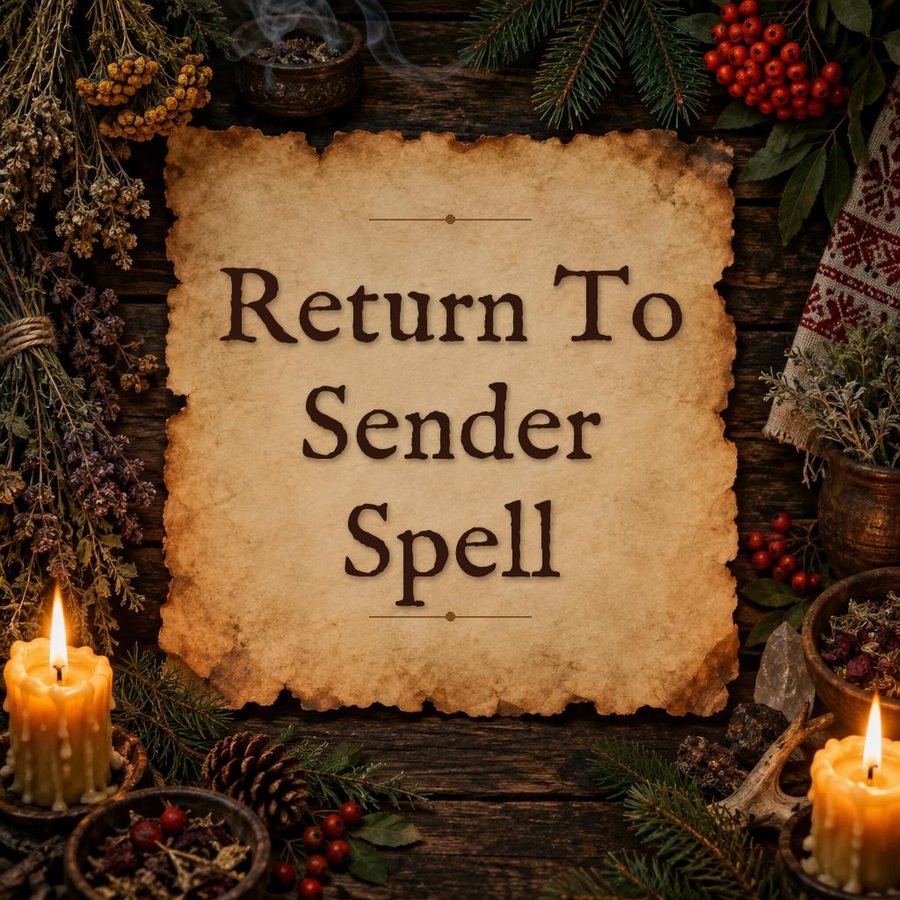 Return To Sender Spell, Protection & Reversal Ritual | Negative Energy Return Casting, Spiritual Defense Working, Reversal Protection Spell