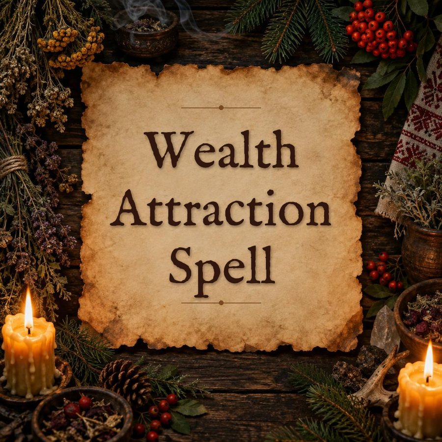 Wealth Attraction Spell, Financial Prosperity Ritual | Money Magnet Casting, Abundance Manifestation Working, Wealth Energy Spell, Success